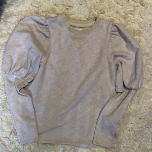 Balloon sleeve sweater